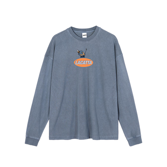 SOFT BLUE GOLF LONGSLEEVE